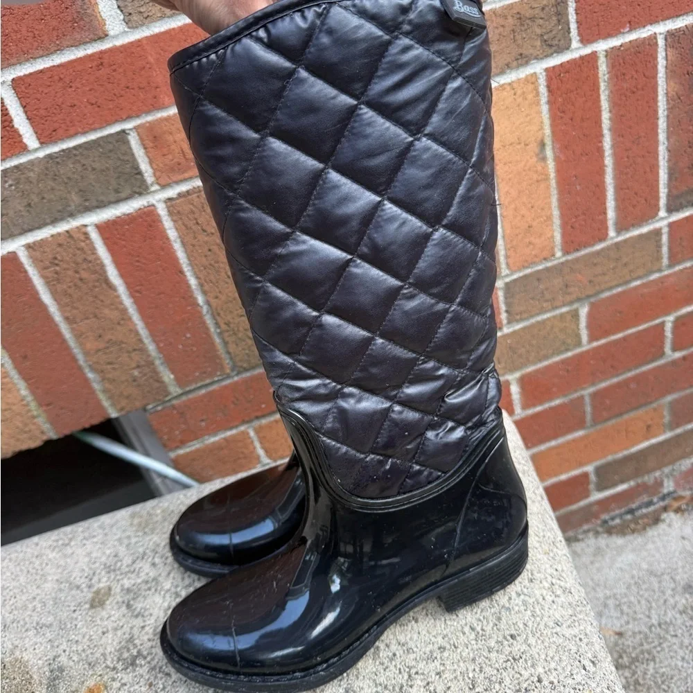 G.H. Bass & Co. “Bette” Quilted Rain Boots
